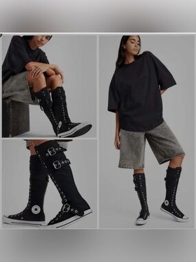 Converse Chuck Taylor All Star XX-Hi Straps & Buckles Sneaker - Black